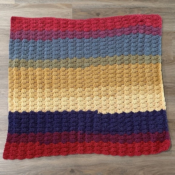 Handmade Other - NEW Multicolor Crochet Baby Blanket